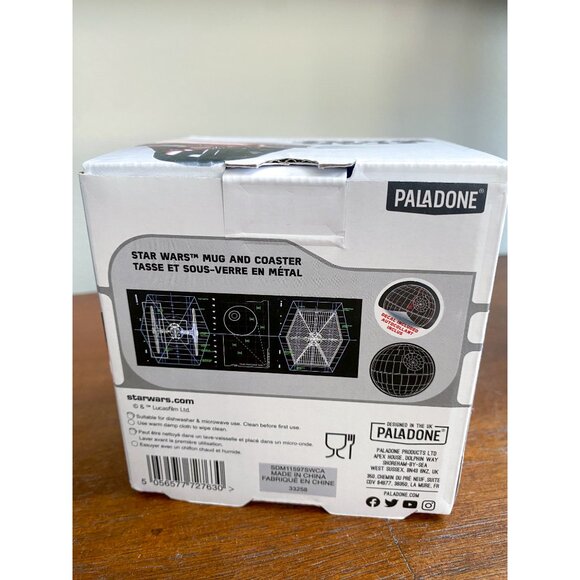 Star Wars Mug and Coaster Set - Tie Fighter and Deathstar - Picture 4 of 6